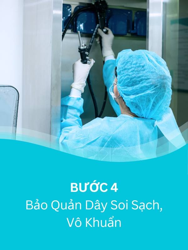 Bước 4 Khử Khuẩn Dây Soi Mức Độ Cao Doctor Check
