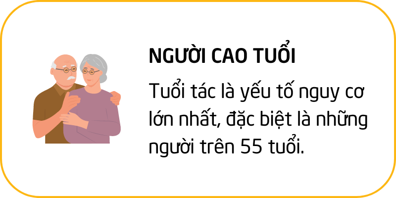 Người cao tuổi có nguy cơ cao mắc đột quỵ