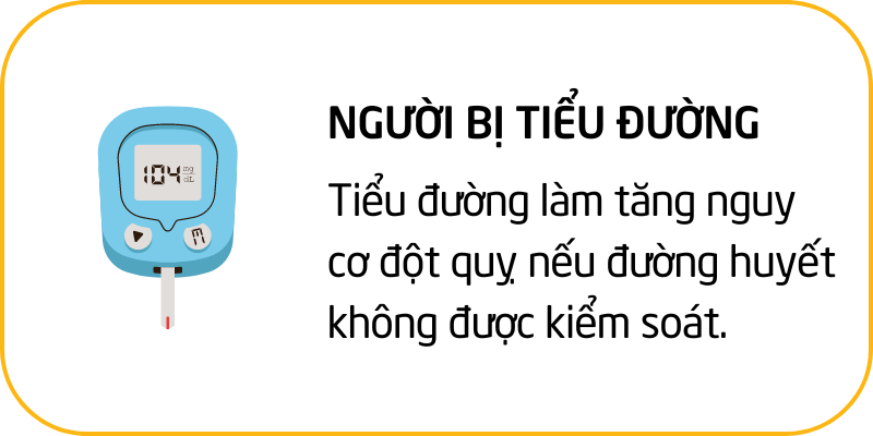 Người bị tiểu đường có nguy cơ cao mắc đột quỵ