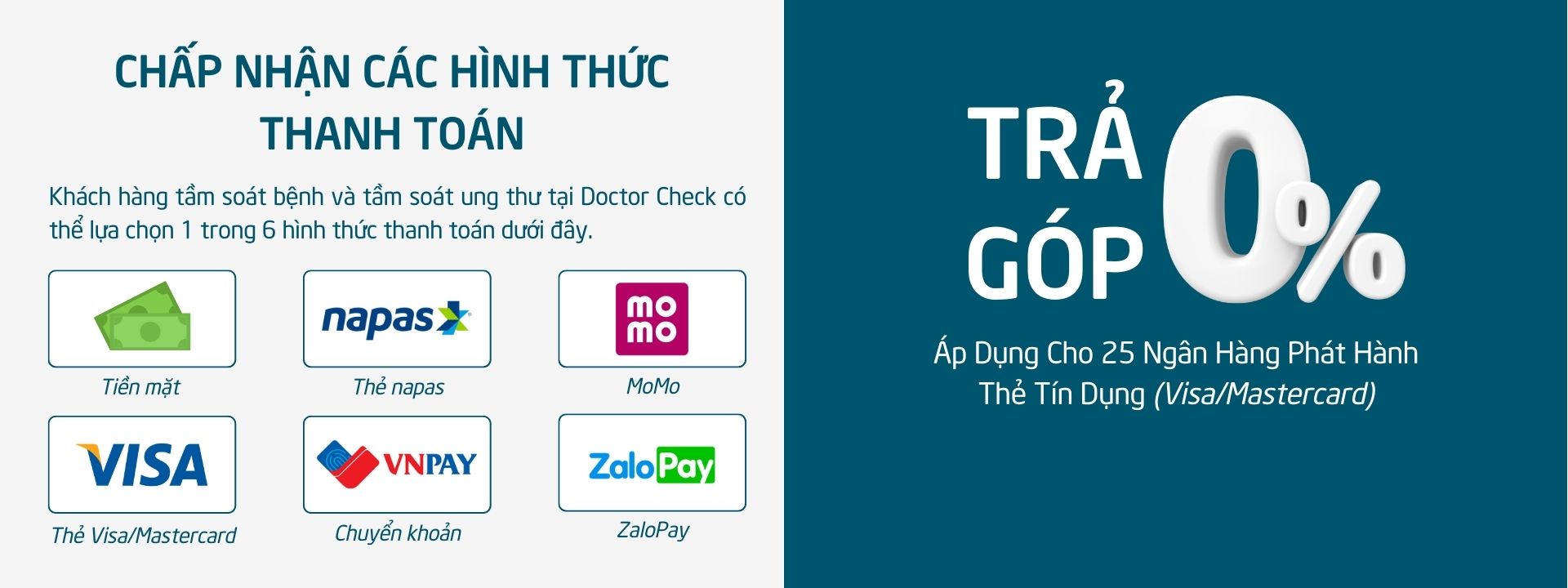 Hình Thức Thanh Toán Tại Doctor Check