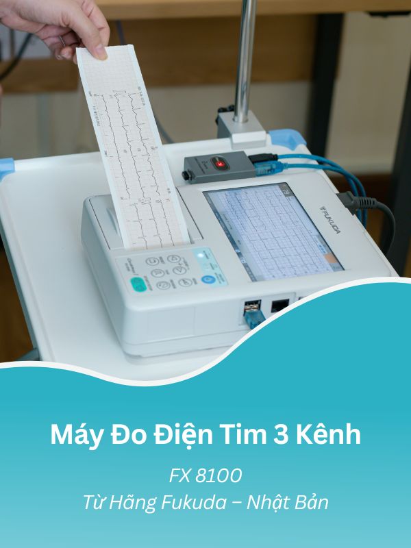 Máy Đo Điện Tim 3 Kênh Tại Doctor Check